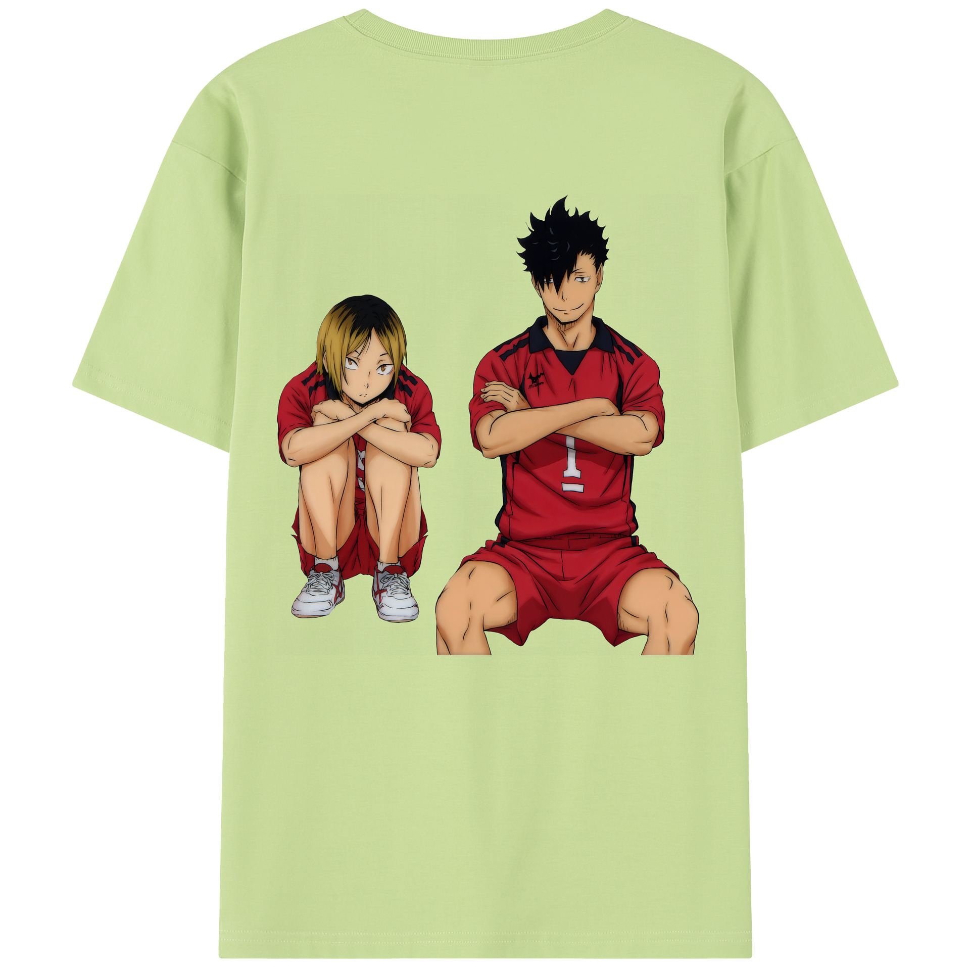 （画像用） ハイキュー!! Haikyu!! 綿100％半袖Tシャツ（背面プリント）